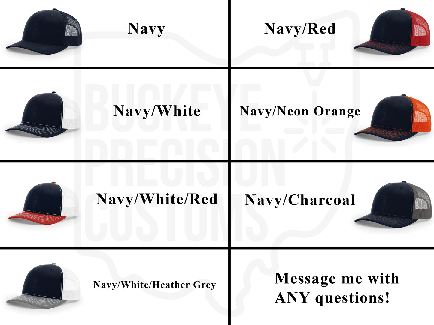 Richardson 112 Custom Patch Trucker Hat + Your Logo